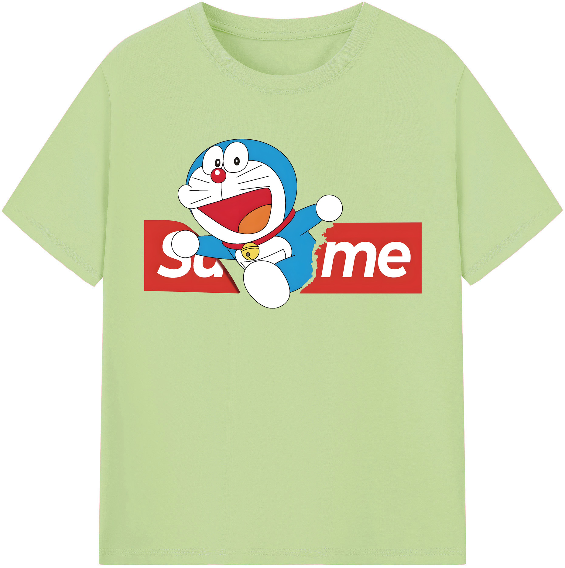 （画像用） ドラえもん Doraemon 綿100％半袖Tシャツ（フロントプリント）